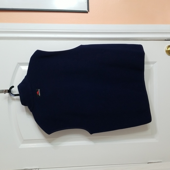 5/$25🌴Sierra Sport Navy Fleece Vest Medium - Picture 4 of 7